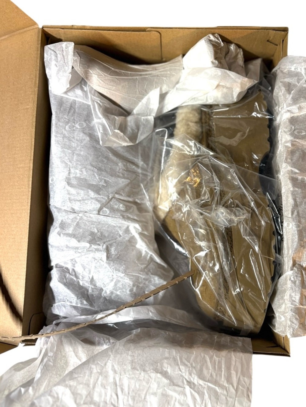 COACH NWT 
Women's Cecelia Signature Shearling Clogs in Sz 7 - Picture 6 of 8